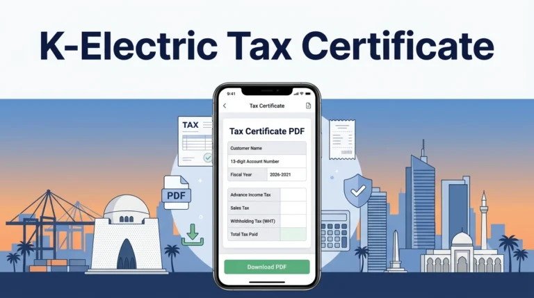 k electric tax certifcate k-electric tax certifcate