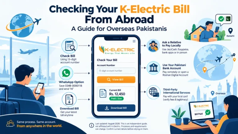 Checking K electric bill from abroad 1 Checking K-electric bill from abroad
